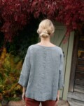 Relaxed oversized tunic made of linen