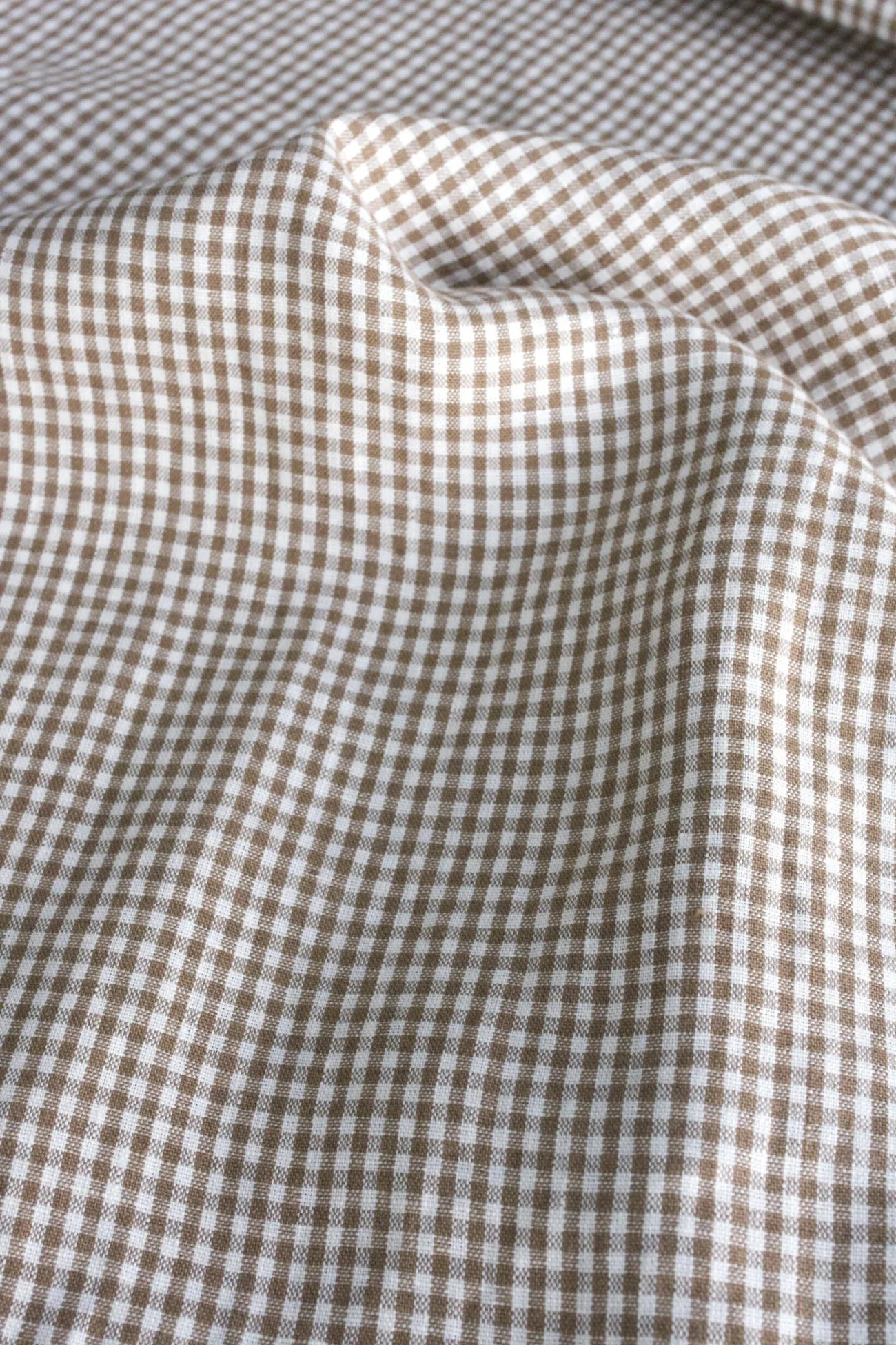 brown gingham